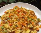 Foto langkah ke 4 dari resep Telur Orak Arik Keju.