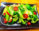 鵝油蔥酥拌萵苣的食譜步驟2照片