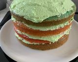 Foto del paso 21 de la receta Tarta arcoíris con buttercream de leche condensada