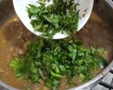A picture of step 7 of Qeema,Makkai,Matar.
