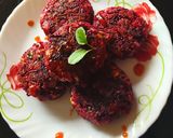 A picture of step 3 of Corn Beetroot Cutlets.