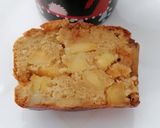Une image de l'étape 5 de Moelleux aux pommes et caramel beurre salé.