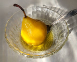 Foto del paso 6 de la receta: 🍐🪻 Peras al almíbar de azafrán + Tarta de peras al azafrán - Dos recetas en una 🪻🍐