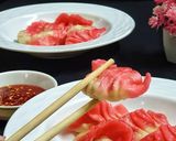 A picture of step 6 of Dumplings or Momos.