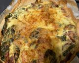Une image de l'étape 5 de Quiche brèdes lardons.