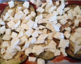 A picture of step 4 of Parmigiana con patate - classic parmigiana with potatoes.