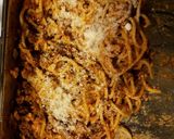 A picture of step 4 of Baked Spaghetti.