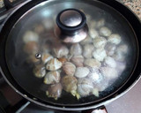 Foto del paso 9 de la receta: Besugos al horno con vuelco de almejas a la cidra