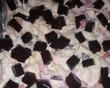 Foto langkah ke 7 dari resep Salad buah choco jelly super creammy & yummy.