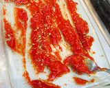 Húsos paradicsomos farfalle recept fázis 3 fotója