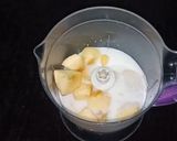 A picture of step 2 of Apple Milkshake.