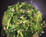 培根炒菠菜（長青無添油版）的食譜步驟3照片
