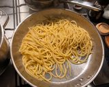 A picture of step 5 of Classic Spaghetti Cacio e Pepe.