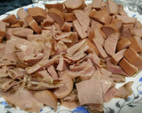 Foto del paso 1 de la receta: Revuelto de Salchichas, J.york, Queso, y Huevo