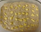 A picture of step 3 of Spelt Butterkuchen (German yeasted butter cake).