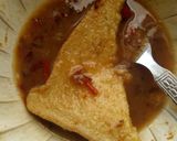 A picture of step 3 of Egg and bread.