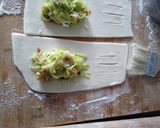 Une image de l'étape 3 de Feuilleté courgette figue.