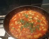 A picture of step 9 of Gnocchi in tomato sauce.