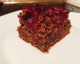 Meggyes-mákos süti csokival recept fázis 6 fotója