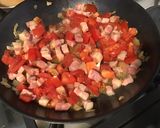 Une image de l'étape 16 de Gratin de légumes multicolores au lard, emmental et persil.