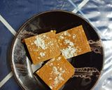 A picture of step 5 of Papaya Halwa.