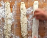 A picture of step 1 of Peak stuffed bread.