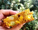 Foto del paso 9 de la receta: Cuadraditos de Choclo 🌽🌽🌽y arvejas!
