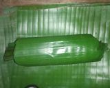 Foto langkah ke 4 dari resep Nasi Bakar Lebba' Lebba'.