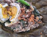 Foto langkah ke 5 dari resep Pepes Jantung Pisang Telur Asin.