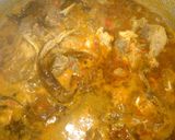 A picture of step 4 of Egusi soup (melon).