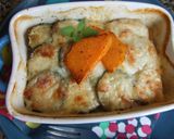 Foto del paso 5 de la receta Gratén de berenjena blanca, calabaza y calabacín al orégano