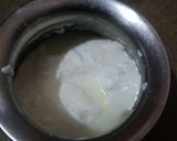 A picture of step 1 of Boondi Rayta.