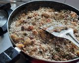 A picture of step 3 of Oats vegetables innovative upma.