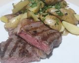 Foto del paso 9 de la receta: Bife de chorizo con Zócalo de papines y bacon