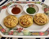 A picture of step 15 of Crispy Cheesy Paneer Tikka Disc.