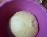 Foto langkah ke 2 dari resep Korean cheese bread versi ekonomis dengan metode autolysis.