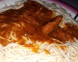 A picture of step 4 of Spaghetti and stew.