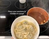 A picture of step 3 of Wonton Noodle Soup.