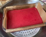 Foto langkah ke 8 dari resep Red Velvet tanpa Terigu (No Mixer, bisa Oven/Kukus).