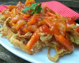 Foto langkah ke 6 dari resep Jamur Tiram Asam Manis (enak pakai banget 🙈).