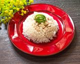 Foto langkah ke 5 dari resep Nasi Tim Ayam.