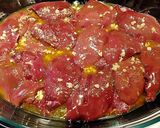 Fokhagymás vajban sült pulykamáj, jénai tálban, sütőben sütve :) recept fázis 1 fotója