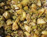 A picture of step 6 of Aloo beans.