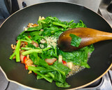 皇宮菜炒臘肉蝦仁(簡單料理)的食譜步驟5照片