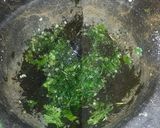 A picture of step 6 of Podiny ki chatni homemade👌.