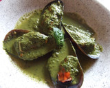 Foto del paso 1 de la receta: Mejillones con salsa de cilantro y lima
