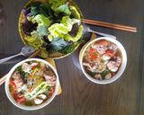 Hình bước làm 4 của món Bún sườn chua