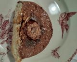 Une image de l'étape 8 de Bûche chocolat insert poire.