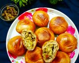 A picture of step 6 of Sattu ka Baati.