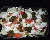 A picture of step 4 of Aloo Papri Chaat 😋.
